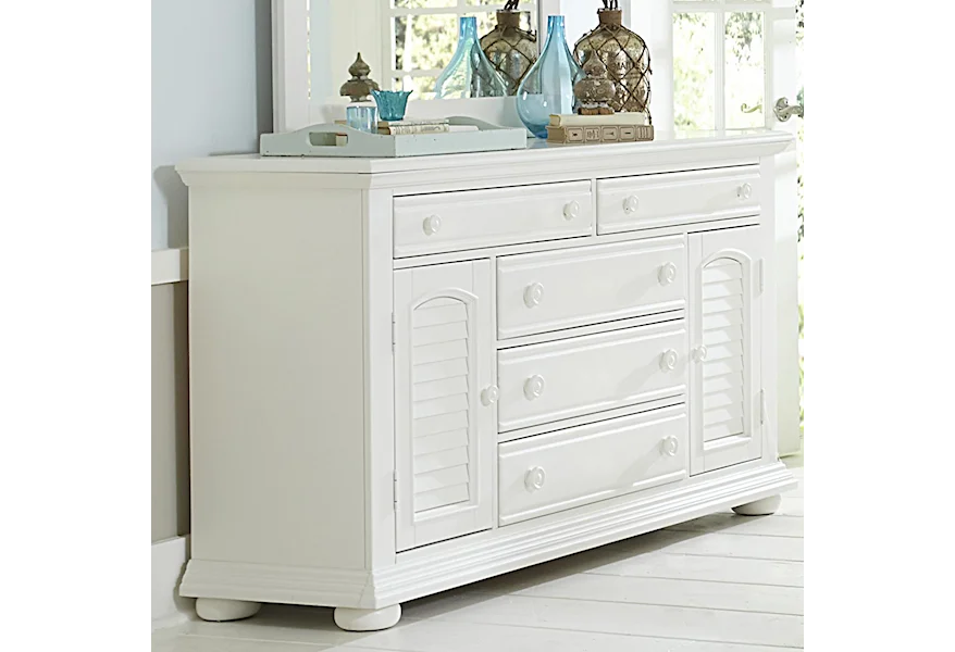 Summer House 2 Door 5 Drawer Dresser by Liberty Furniture at Esprit Decor Home Furnishings